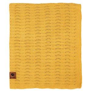 Easygrow Yellow Melange Grandma WAVE Blanket One Size - Textile - One size - Yellow