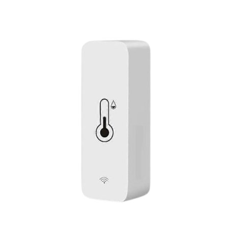 1x Tuya Wifi Temperatur- og fuktighetssensor Innendørs Termometer Hygrometer