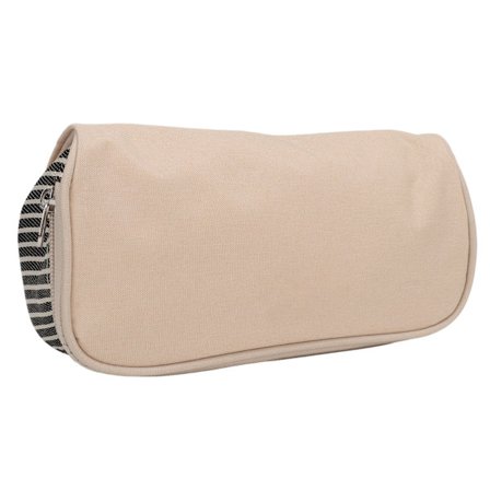 Stor Kapacitet Lærred Opbevaringspose Rejse Kosmetiktaske Studenter Penalhus Brilleholder Gul