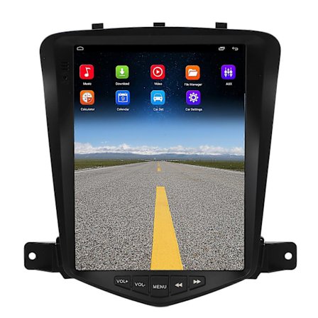 Bil Stereo 9,7 Tommer HD Touchskærm til Android 12 GPS Navigation Trådløs Carplay Passer til Cruze 2008 til 2012