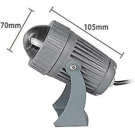 10W LED Ulkovalo Yksi Ulkovalo Spotti Vedenkestävä IP65 Pitkä Heitto Säde Kapea Ulkovalo Valokeila Seinäpesu Lamppu Seinälamppu (väri: Lämmin 