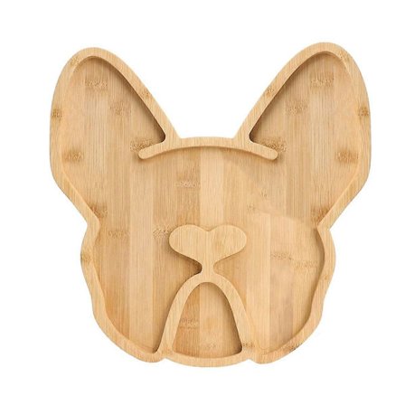 Ranskanbulldoggi juustotarjotin, 30 cm Ranskanbulldoggi leikkelelauta