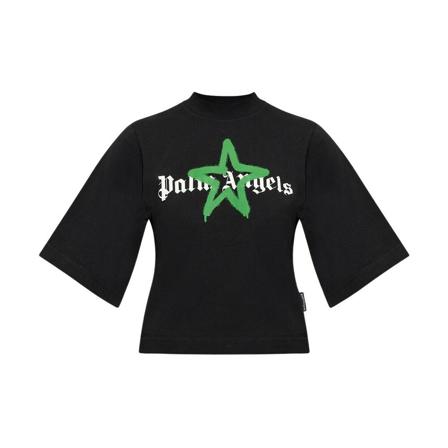 Palm Angels T-Shirts svart, Dam, Dam, Storlek: M