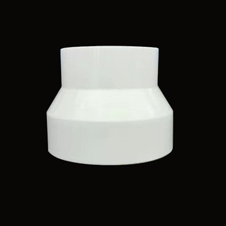 Udstødningsrørsreduktionsadapter Ventilationsrørfittings 100MM TO