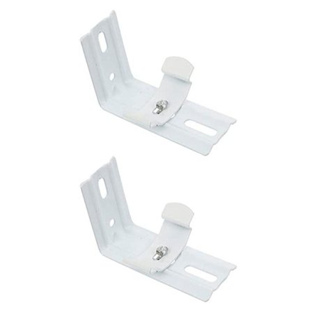 Veggmonteringsbraketter for fleksibel gardinskinne, bøybar gardinskinne, veggmonteringsutstyr, plastkappe hjørne