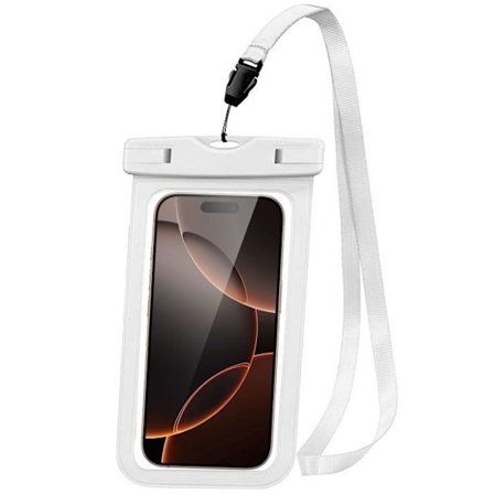 Vattentät Fodral för Redmi Note 14 Pro Plus/Note 14 Pro/Note 14/Note 13 Pro Plus/Note 13/12/11/10, IPX8 Skydd - Vit