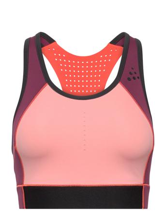 Pro Charge Blocked Sport Top W Lingerie Bras & Tops Sports Bras - ALL Monivärinen/Kuvioitu Craft