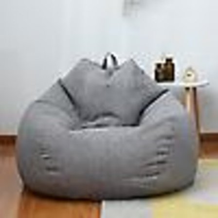 Ekstra Stor Bønnepose Stol Sofa Betræk Doven Lounge Til Voksne Børn Indendørs