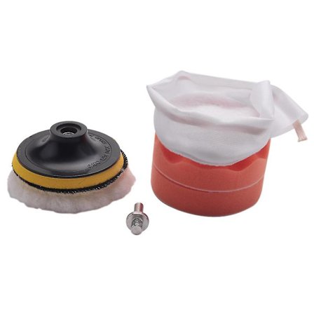 Gross poleringspute sett bilpoleringspute boreadapterverktøy