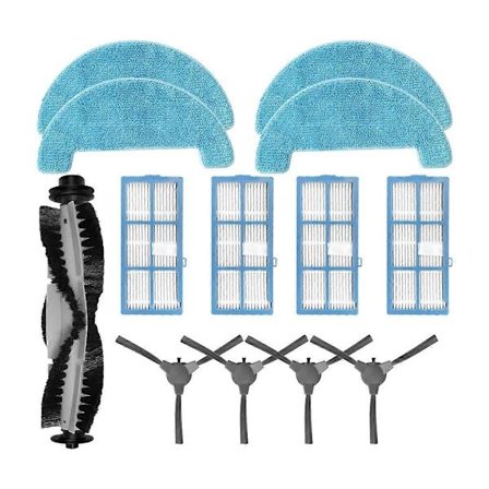 För Pioneer VC704R/VC714R Ersättningsdelar Tillbehör Huvudborste Sidoborste Filter Moppduk
