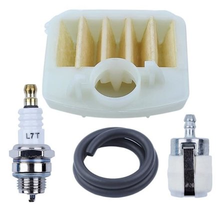 Ilmansuodattimen polttoaineletkun suodatinsarja, joka on yhteensopiva Husqvarna 340 345 346 XP 350 351 353 Tune Up -huoltopalvelusarjan kanssa Uusi