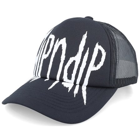 Ripndip - Black trucker Czapka Z Daszkiem - Insano Hat Black Trucker @ Hatstore