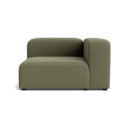 Milo chaiselong, højrevendt - Nordic Grøn - 130x130x72 - Sofa, chaiselong