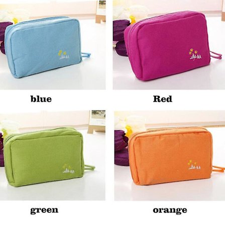 Kvinders Multifunktionel Canvas Håndtaske Pung Telefonpung