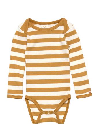 Body Ls, Striped, Navy/ Denim Patterned Smallstuff