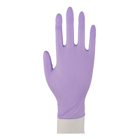 ABENA Nitrilhandske puderfri lila M 100/fp - Lyreco - Skyddsutrustning - Engångshandskar - Nitrilhandskar