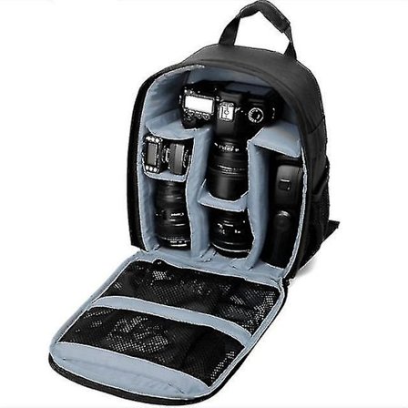 Multifunktionell Kameraryggsäck Video Digital Systemkameraväska Vattentät Utomhus Kamerafotoväska För Nikon/Canon