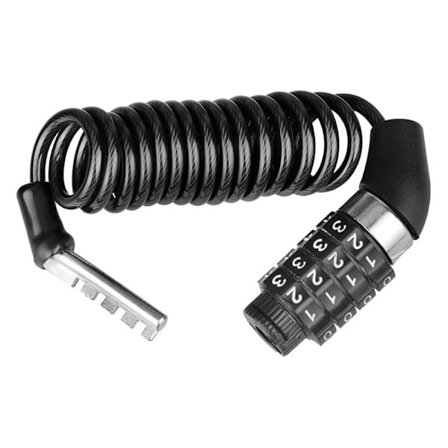 Cykelhjelmlås, cykeltyverisikring, adgangskode, stålline, jerntråd, mountainbike rygsæklås, bærbart stållås