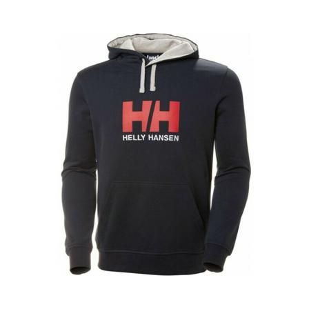 Helly Hansen Sweatshirt logo hoodie , Blauw , Heren , Maat: XL