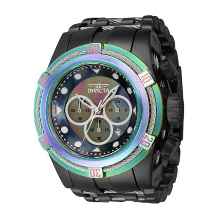 Invicta Watches Bolt - Zeus 43357 Men's Quartz Watch - 53mm Sort, Herre Ure, Størrelse: ONE Size