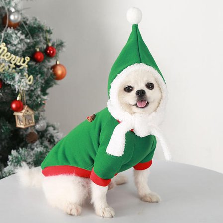 Xmas Hund emesterdräkt Nyår Jul Husdjurskläder för hund