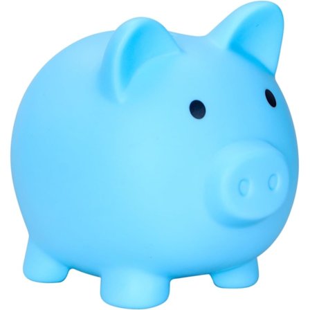 Blå Sparegris til Børn - Sparegris til Børn - Lille Sparegris til Drenge og Piger