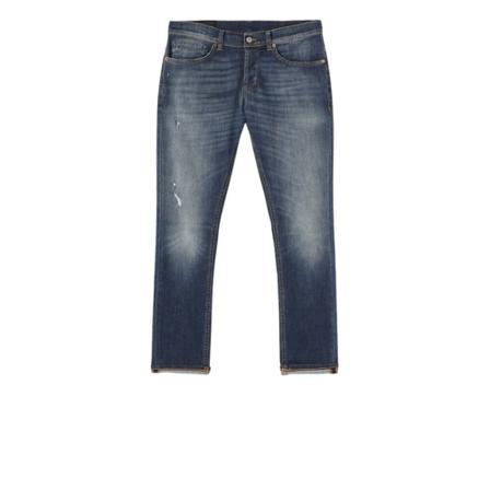 Dondup Straight Jeans blå, Herr, Herr, Storlek: W32