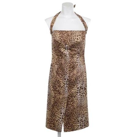 Valentino Vintage Pre-owned Bomull klnningar brun, Dam Vintage Klänningar, Dam, Storlek: S