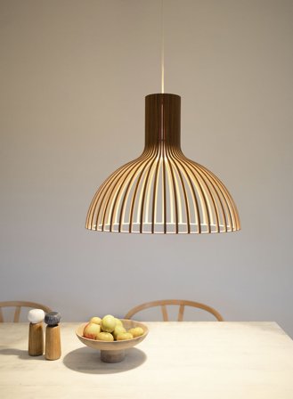 Victo 4250 taklampe Ø56 - valnøtt