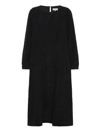 Lucasll Midi Dress Ls Polvipituinen Mekko Black Lollys Laundry