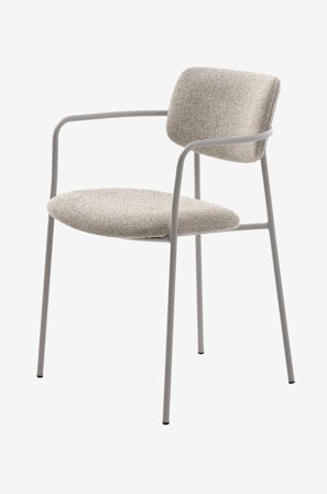 Håum - Stol Vera 2-pak - Hvid - Stole med armlæn - Fra Homeroom