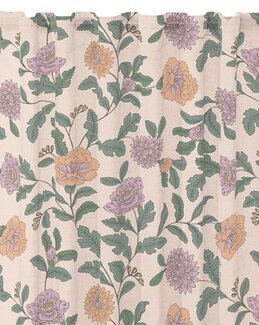 Multibåndslengde Faye blomstret 2-pk Fersken