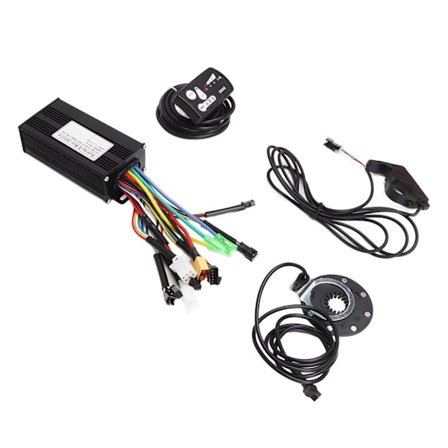 24V 36V 48V Siniaalto-ohjain Peukalo Kaasu PAS LED LCD Mittari Sähköpyörä 3-tilainen Moottorin Ohjainsarja