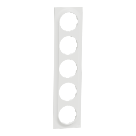 Elko EKO50008 Ram 5-roms Renhvit, Strømbrytere & vegguttak