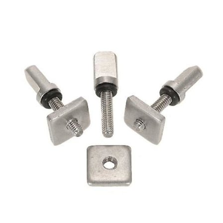 3 Surfbräda Longboard Glidande Fena Skruv & Fenplatta Ersättningskit för Stand Up Paddle Body Board