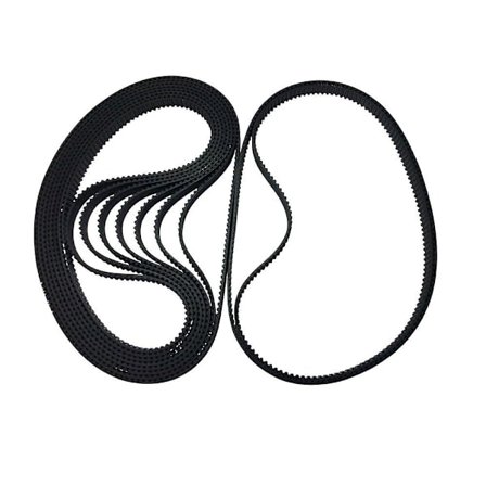 Industriel Timing Rem (10 stk.) I Lukket Loop 2gt Gummirem - L=320mm B=6mm 160 Tænder Til 3d Printer Dele