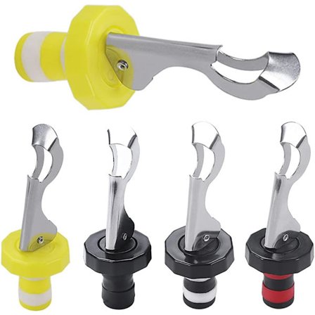 5 stk. vakuumpropper for vinflasker med spakarm, vinflaskelokk, ekspanderende drikkeflaskepropp, gjenbrukbare flaskepropper, vinflaskepropp, egnet