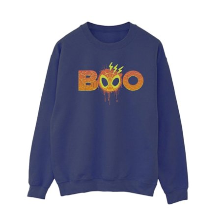 Spider-Man Dam/Kvinnor Boo Sweatshirt 5XL Marinblå