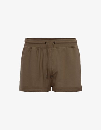 Women Organic Sweatshorts - Cedar Brown - S