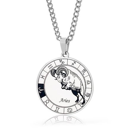 Halsband med stjärntecken - himmelskt symbolhalsband - 12 stjärnbilder - personligt halsband