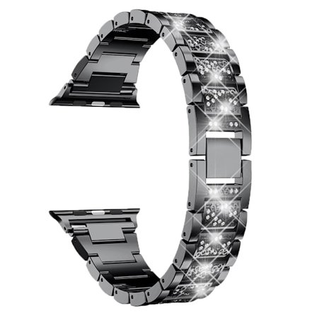 Apple Watch -hihna iWatchille, 38/40/41 kevyt metalli glitter