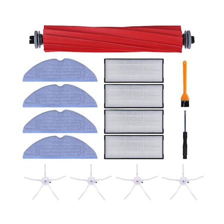 Ersättningsdelar Huvudborste Sidoborste HEPA-filter för S7 S7 Plus T7S Dammsugare Tillbehör