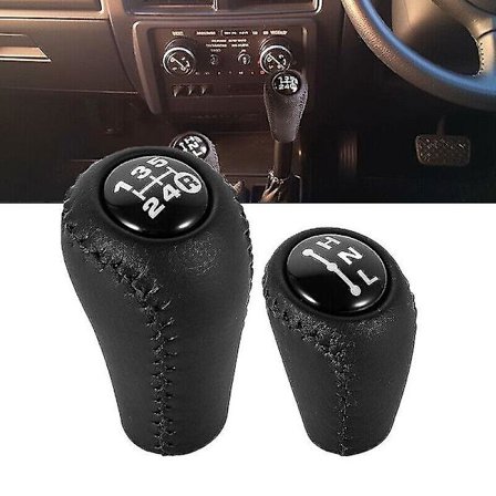 Musta Nahkainen Manuaalinen Vaihteensiirtopainikkeen Sarja Sopii 4Runner Hilux Land Cruiser Prado
