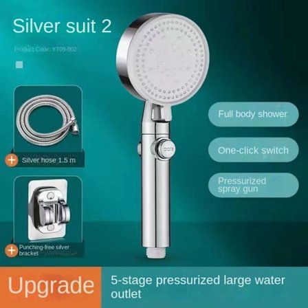 Högtrycksduschhuvud Duschhuvuden Slang STYLE 1-SLIVER SET