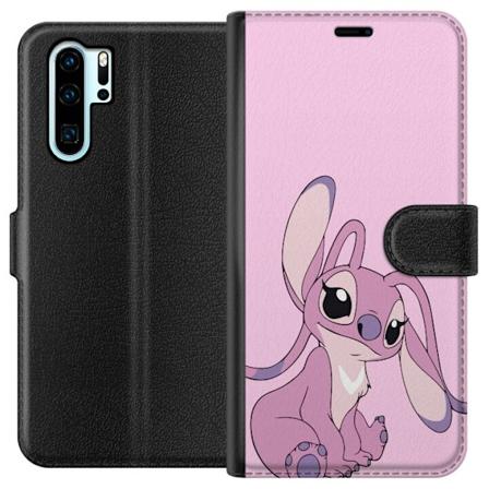 Huawei P30 Pro Lommeboketui Stitch rosa