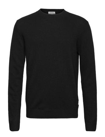 Lambswool O-Neck Knit Black Lindbergh