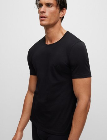 BOSS Tshirt Rn 3P Classic - Black - XXL