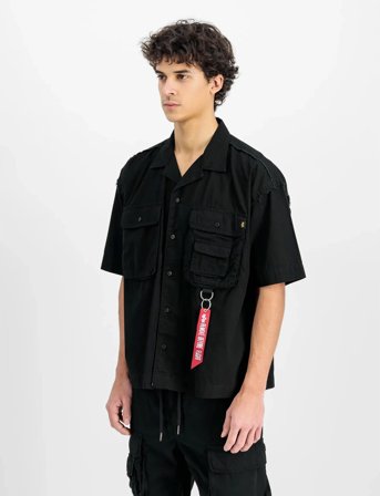 Alpha Industries Aloha Safari Shirt - Black - XXL