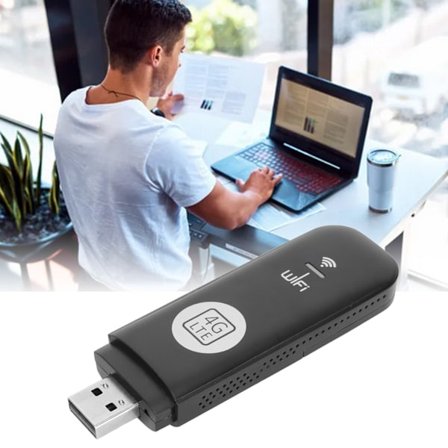 4G LTE USB WiFi-modem med SIM-kortplats 150 Mbps höghastighet 8 användare delning bärbar 4G-router resehotspot för surfplatta