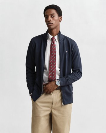 GANT Herren Sweatjacke (S) Marineblau